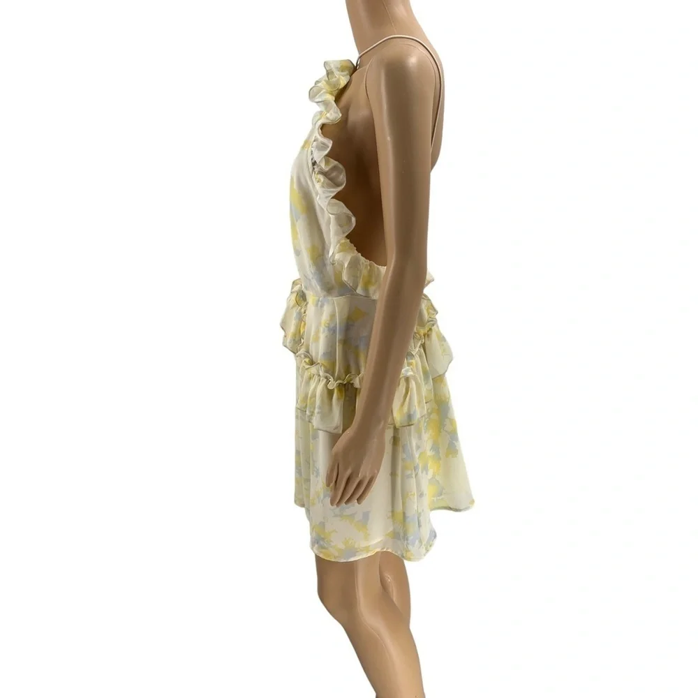 Pretty Little Thing Yellow Shift Dress Size 4